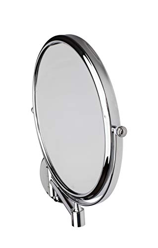 "N/A" Espejo de Aumento de Pared, Espejo para Maquillaje Dos Caras con Brazo articulado