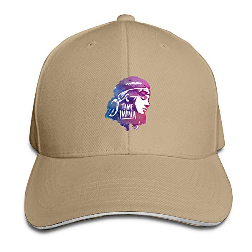 N/A Tame Impala - Gorra de béisbol (poliéster) natural Talla única