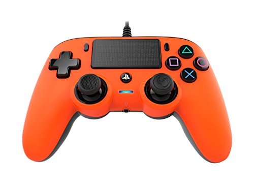 Nacon - Mando Compacto para PS4, color Naranja