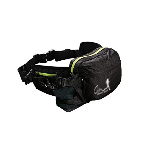 Nai-storage Correr cinturón Reflectante riñonera, con Agua Soporte for teléfono Titular de la Botella for Correr, Impermeable Correa elástica Ajustable, Ideal for Realizar Actividades al Aire Libre y