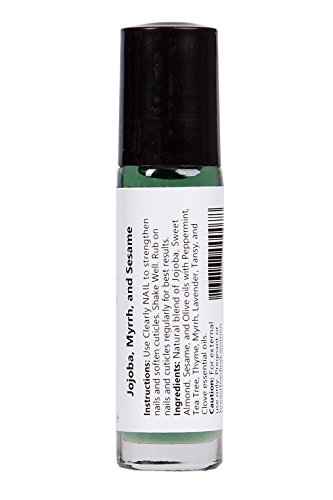 NAIL - El Mejor Tratamiento Natural para Uñas y Cutículas. Hidrata las Cutículas Secas y Trata las Uñas Quebradizas con Vitamina E, Jojoba, Tansy, Mirra y Árbol de Té Anti-Hongos