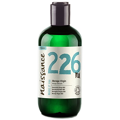 Naissance Borraja Virgen BIO - Aceite Vegetal Prensado en Frío 100% Puro - Certificado Ecológico - 250ml