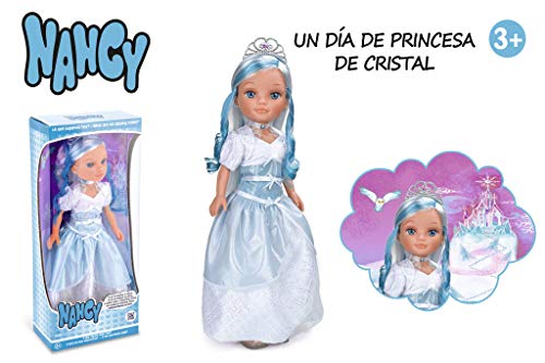 Nancy - Princesa De Cristal, Muñeca con Vestido de Princesa y Corona para Niños y Niñas a Partir de 3 Años, Multicolor, (Famosa 700013514)