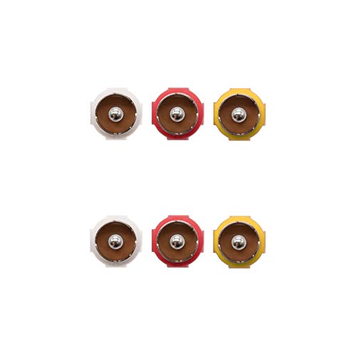 NanoCable 10.24.0802 - Cable de audio video 3 RCA, 3xRCA/M-3xRCA/M, macho-macho, negro, 1.8mts