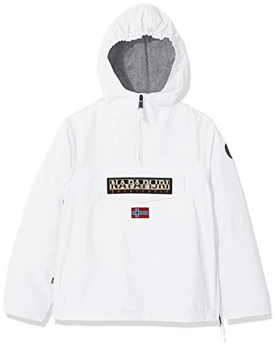 Napapijri Rainforest Winter Jacke Chaqueta, Blanco (Bright White 002), 152 (Talla del fabricante: 12) para Niños