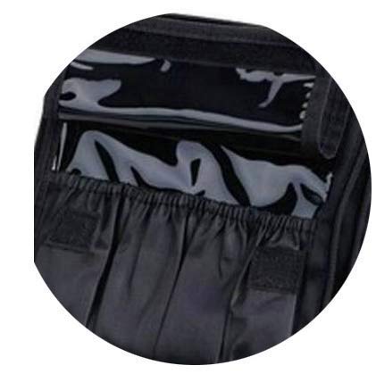 Nasjac Neceser Maquillaje Bolsa de Cosméticos Organizador -Profesional Maquillaje Case-Travel Maquillaje Herramientas Contenedor Estuche para Viaje Bolso de Cosméticos con Divisores Bolsillos(Negro)