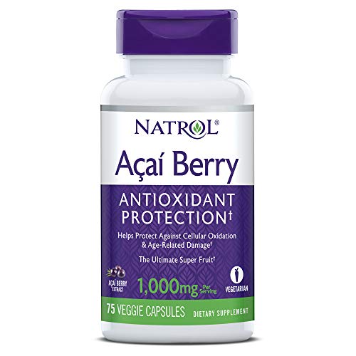 Natrol Acai Berry 1000mg Standard - 75 Cápsulas