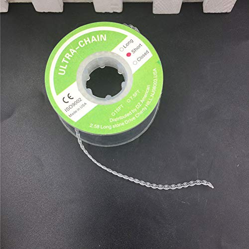 NAttnJf Duradero fácil de usar portátil Herramienta dental Ortodoncia Elástica Clara Ultra Power Cadena de goma 3 tipos Corto