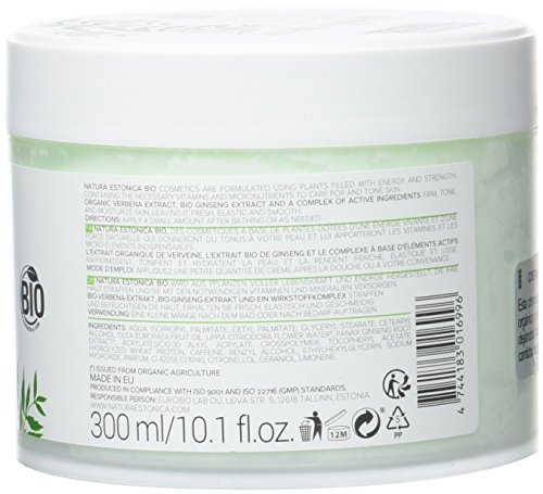 Natura Estonica Lemon Verbena Body Cream Cuidado Corporal - Paquete de 12 x 300 ml - Total: 3600 ml