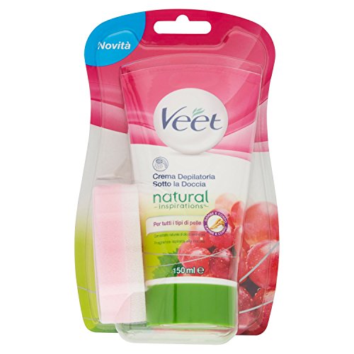 Natural Inspirations In-Shower Hair Removal Cream With Grape Seed Oil 150Ml by Veet