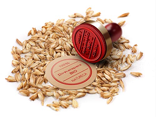 NATURECA - Almohada de espelta (30 x 40 cm, piel de espelta orgánica con funda de algodón, cojín ortopédico, para niños y adultos