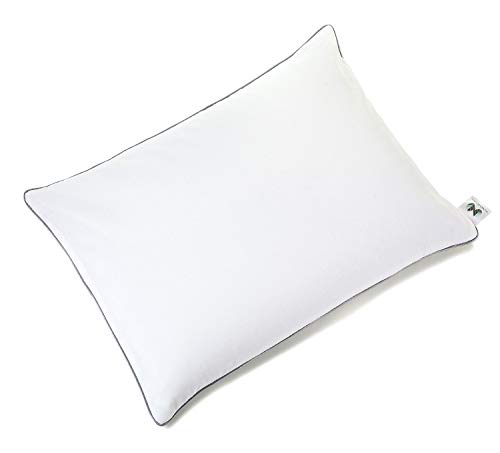 Natureca - Almohada de trigo sarraceno (30 x 40 cm, con cáscaras de trigo sarraceno orgánico, con funda de algodón, ortopédica, para niños y adultos