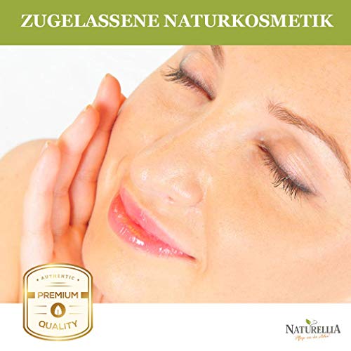 Naturellia Acido Hialuronico 2,5 Gramos 50 k-Dalton Bajo Peso + 2,5 Gramos 1500 k-Dalton Alto Peso Molecular Para el Efecto de Superficie - Solo Mezclar una Crema Antienvejecimiento en el Hogar