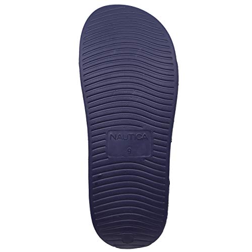 Nautica - Sandalias deportivas para hombre con correas ajustables, Rojo (Bower 2-azul marino/blanco/rojo), 43 EU