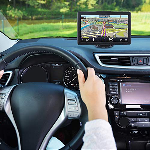 Navegación GPS para coche, 7 pulgadas SAT NAV Lifetime Map Update Spoken Turn-to-Turn Sistema de navegación para coches