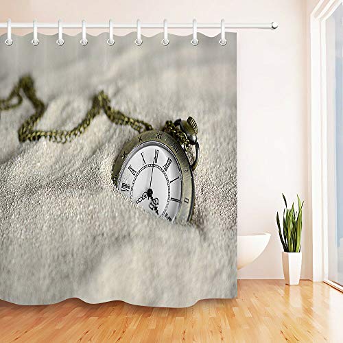 NDANH9896 Reloj de Bolsillo Vintage Sand Accesorios de baño de impresión Digital 3D
