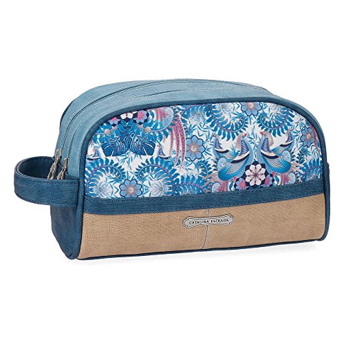 Neceser Catalina Estrada Faisan adaptable a trolley Azul