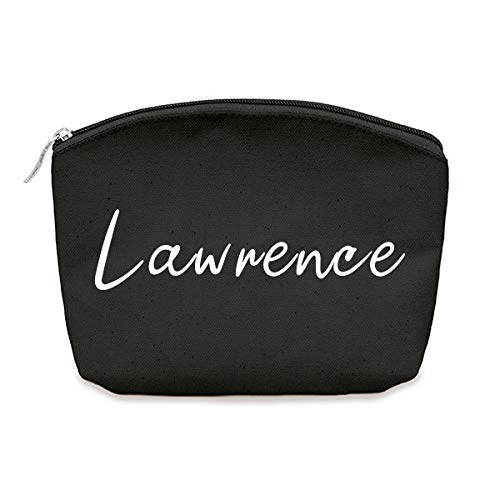 Neceser de Maquillaje con Nombre Personalizado, Color Negro Negro Nombre de la Firma Talla única