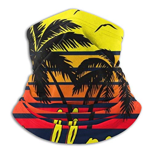 Neck Band,Mallorca Vintage Sun Magic Scarf, Novedad Bufanda Diadema para Caminar Al Aire Libre,26x30cm