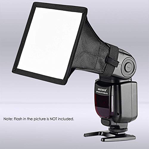 Neewer 15x13cm Difusor Softbox Linterna Speedlite para Canon 580EX II 600EX-RT,YongNuo YN560 III YN560 IV,Nikon SB-900 SB-910,Neewer TT560 TT520 TT660 y Otro Flash DSLR