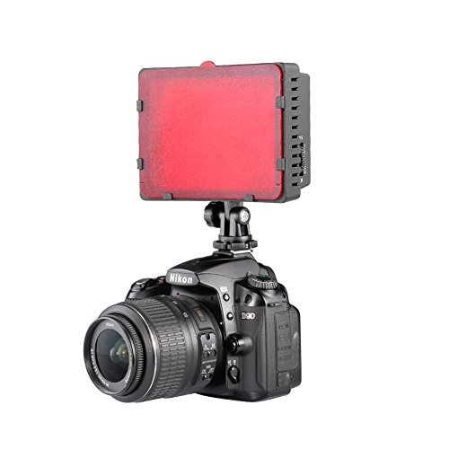 Neewer® Filtro de Color Universal para iluminación Transparente de 4 Unidades (Rojo, Azul, Rosado, Morado) para Neewer, Nanguang CN126, CN160 y CN216 fotografía de luz LED de vídeo