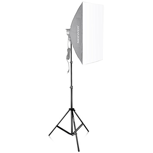 Neewer Soporte Tripode de Luz para Fotografía en Estudio, Vídeo, Retrato y Fotografía de Iluminación, Reflectores, Softboxes, Parasoles y Fondos, 210 cm, 2 Piezas