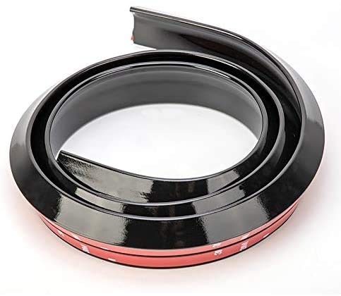 Negro Brillante 150cm Posterior Caucho Labio Parachoque Techo Maletero Revelación Ala Compatible Con Nissan Por Navara, Note