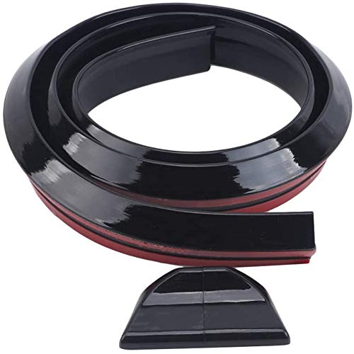 Negro Brillante 150cm Posterior Caucho Labio Parachoque Techo Maletero Revelación Ala Compatible Con Nissan Por Navara, Note