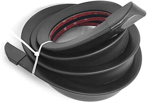 Negro Mate 150cm Posterior Caucho Labio Parachoque Techo Maletero Revelación Ala Compatible Con Nissan Por Navara, Note