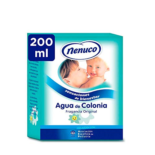 Nenuco Agua de Colonia recomendado para bebés, fragancia original - formato de cristal 200 ml (61013)