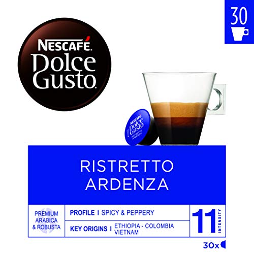 Nescafé DOLCE GUSTO Ristretto ARDENZA - Cápsulas de Café - 3 x 30 - 90 Cápsulas