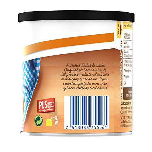 Nestlé La Lechera Dulce de leche, Leche condensada - Lata de leche condensada abre fácil - Caja de 12 x 397 g