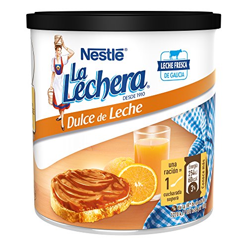 Nestlé La Lechera Dulce de leche, Leche condensada - Lata de leche condensada abre fácil - Caja de 12 x 397 g
