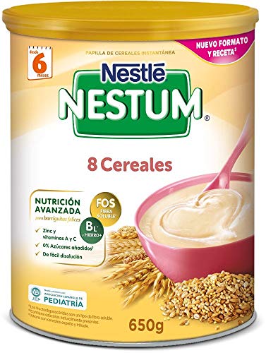 Nestlé - Papilla Nestum Expert 8 Cereales Nestlé 6m+ 600 gr