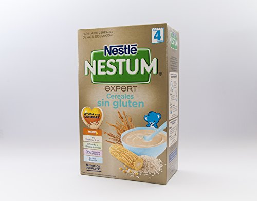 Nestlé - Papilla Nestum Expert Cereales sin Gluten Nestlé 4m+ 600 gr