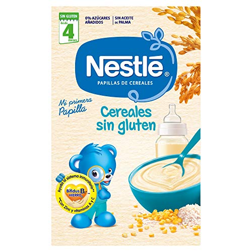 Nestle Papillas Cereales sin Gluten, Pack de 5