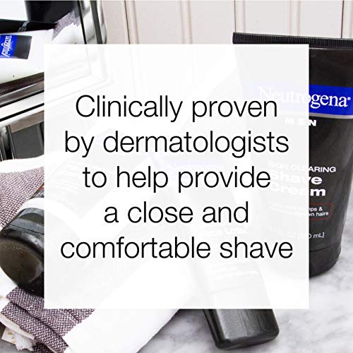 Neutrogena Men Sensitive Skin Shave Cream, 5.1 Ounce (Pack of 2)