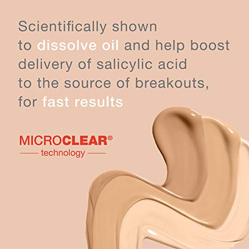 Neutrogena SkinClearing Liquid Makeup, Buff 30, 1 Ounce