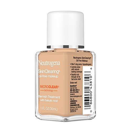 NEUTROGENA - SkinClearing Oil-Free Liquid Makeup Cocoa - 1 fl. oz. (30 ml)