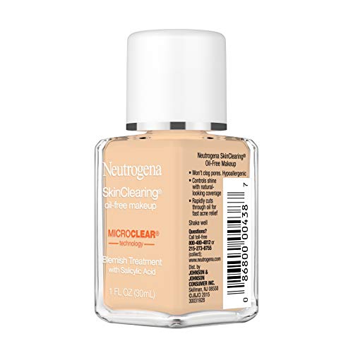 NEUTROGENA - SkinClearing Oil-Free Liquid Makeup Honey - 1 fl. oz. (30 ml)