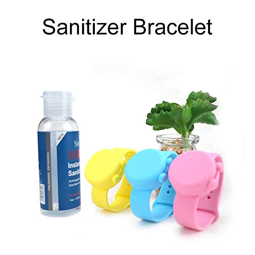 Nevele Ltd - Reloj de pulsera de silicona portátil para niños, hombres, mujeres, deportes, escuela, higiene, desinfectante para manos al aire libre