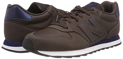 New Balance 500, Zapatillas para Hombre, Marrón (Dark Brown Dark Brown), 42.5 EU