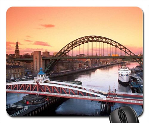 newcastle upon tyne bridge Puente swing Reino Unido cojín de ratón, Mousepad (puentes cojín de ratón)