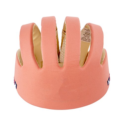 Newcomdigi Casco de Seguridad para Bebé Niño Infantil Gorra Antigolpe Sombrero para Proteger Cabeza Aprender Gatear Andar Caminar Correr Jugar Bicicleta con Ajustable Arnés de Protección Color Naranja