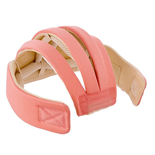 Newcomdigi Casco de Seguridad para Bebé Niño Infantil Gorra Antigolpe Sombrero para Proteger Cabeza Aprender Gatear Andar Caminar Correr Jugar Bicicleta con Ajustable Arnés de Protección Color Naranja