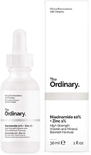 Niacinamide 10% + Zinc 1% 30ml 1oz. Suero Vitamínico de Alta Potencia
