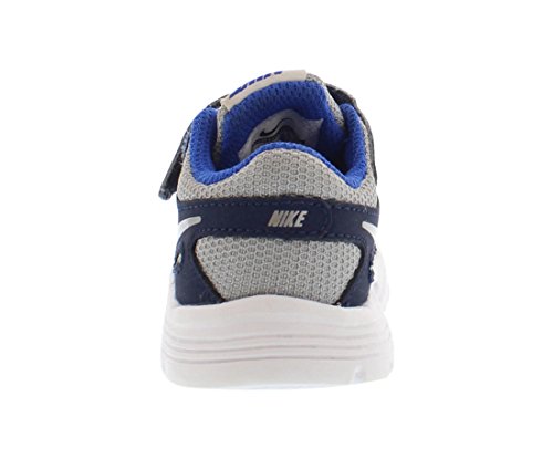 NiÃ±os de Nike del bebÃ© Revolution 2 (bebÃ© / niÃ±o) Lobo Gris / Lyon azul / negro / blanco zapatil