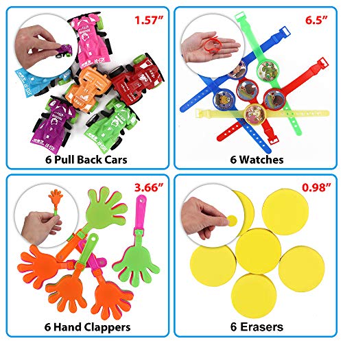 nicknack Goodie Bag Fillers para niños, 120PCS Prize Box Fillers, Regalos de Fiesta de cumpleaños Surtidos para niñas, premios de Carnaval, premios de Clase