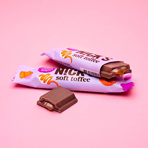 NICKS Chocolate Mix, Barritas de chocolate surtidas, sin azúcar añadido, sin gluten (6x 40g + 2x 28g + 4x 25g)