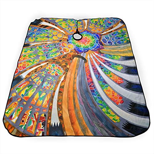 Nicokee Barbería Cabo Delantal Sagrada Familia Barcelona España Corte de pelo Profesión Barbershop Suministros baberos Kit para hombres y mujeres